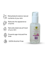 Roman Chamomile and Rose  Soothing facial toner mist-100ml