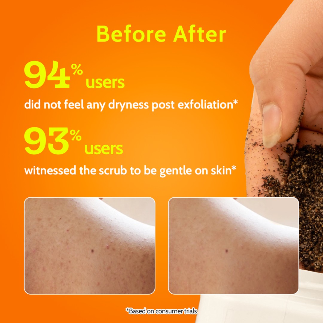 Exfoliating Body Scrub with Coffee & Brown Sugar - 75 gm