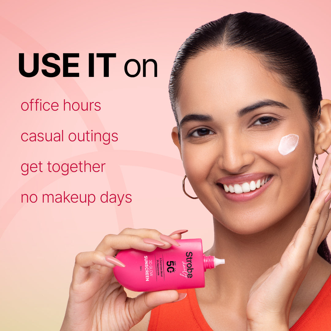 Daily Strobe Cream with SPF 50+ | Rose Gold