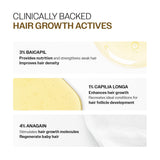 Advanced Hair Growth Serum with Redensyl, Rosemary, Rice Water - 30 ml | Pack of 3