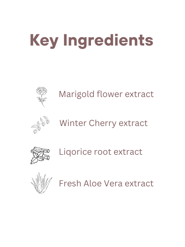 Marigold and Winter Cherry Deep Moisturizing Gel Cream for Dry Skin-30ml