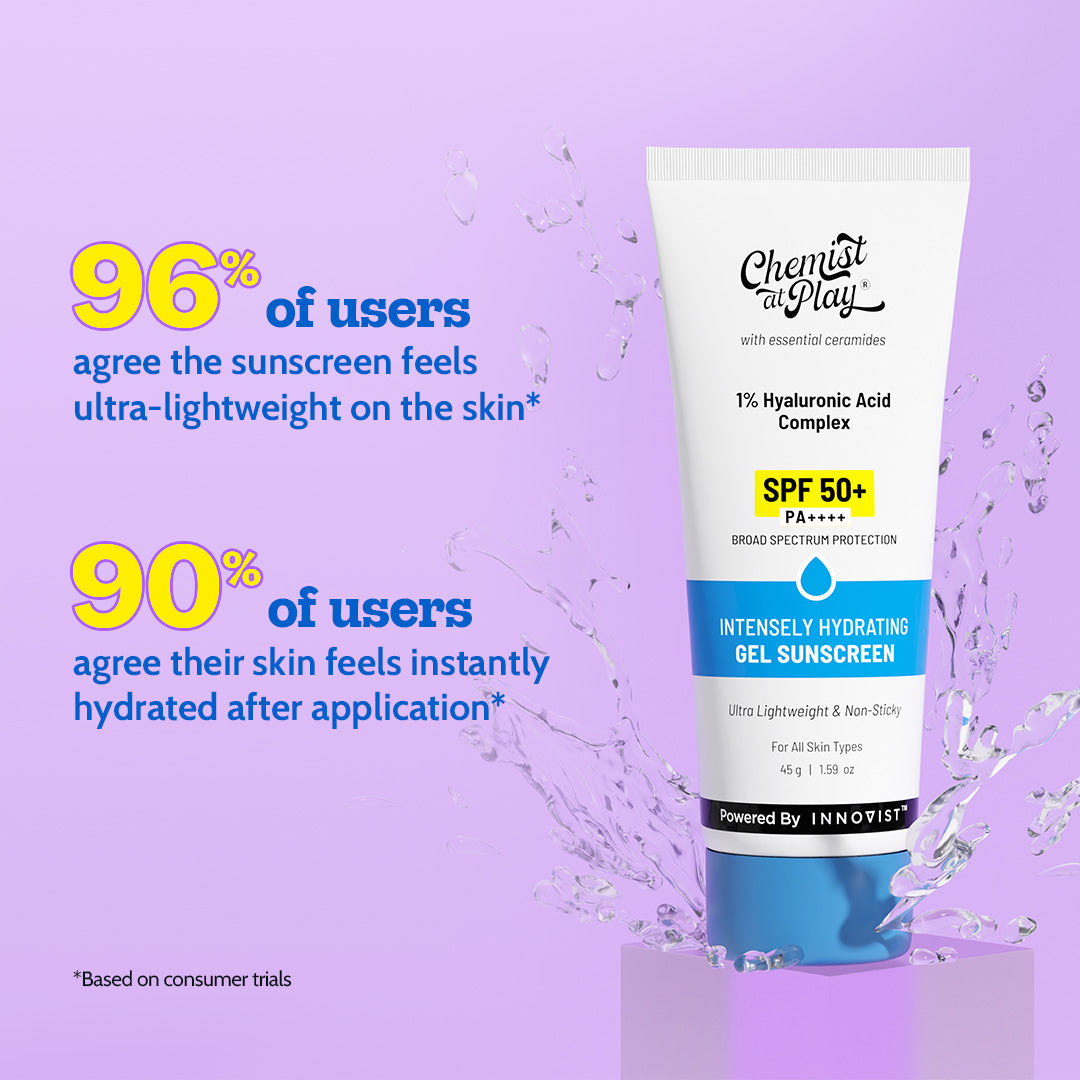 1% Hyaluronic Acid Gel Sunscreen SPF 50+ PA++++ | 45 gm