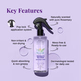 Hair Growth Serum (30 ml), Scalp Massager, Rosemary Oil (100 ml) & Rosemary Hair Spray (200 ml) Combo for Hair Growth