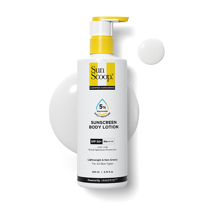 5% Niacinamide Sunscreen Body Lotion| SPF 50+ PA++++| In-Vivo Tested - 200ml