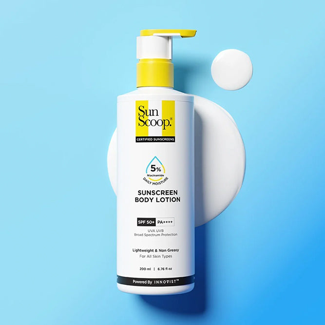 5% Niacinamide Sunscreen Body Lotion| SPF 50+ PA++++| In-Vivo Tested - 200ml
