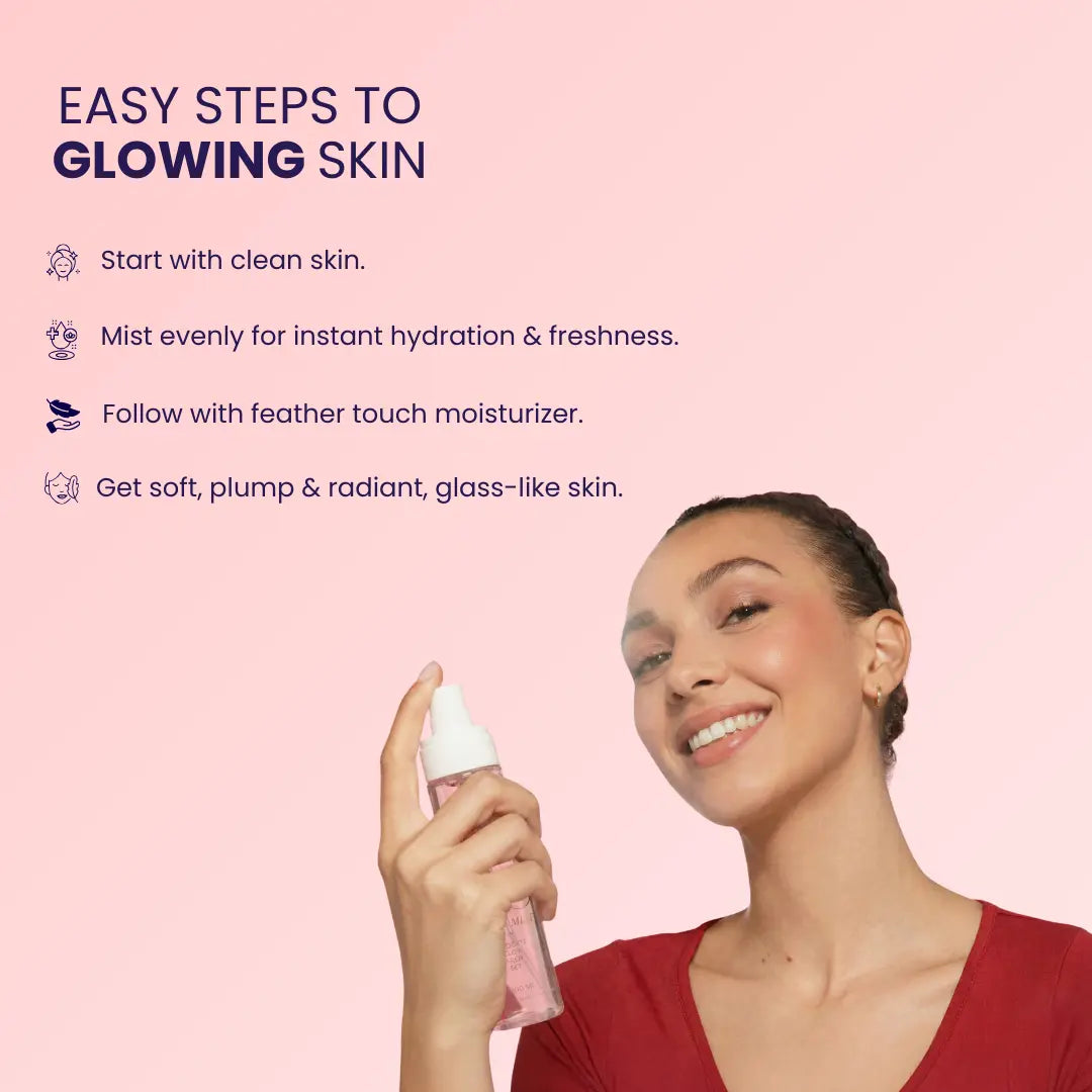 ACE Your Base Combo ( Rose Glass Skin Mist + Feather Touch Moisturiser )