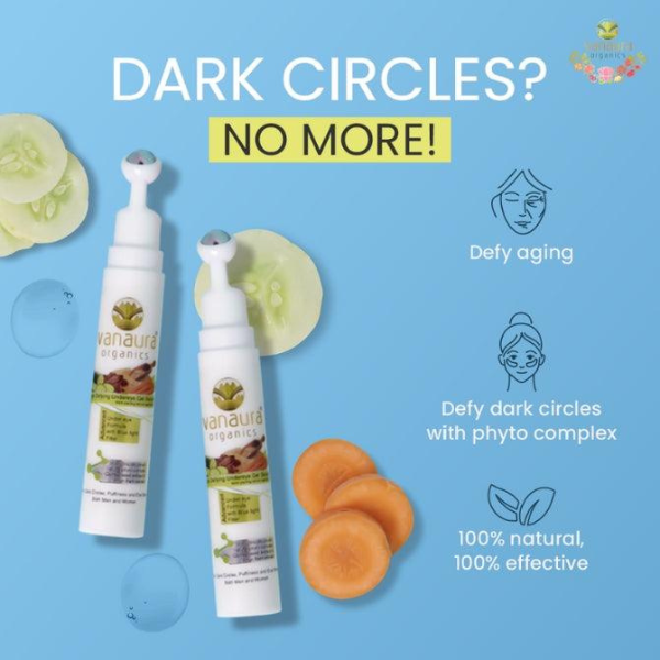Vanaura Organics Age defying Undereye gel serum-15ml.