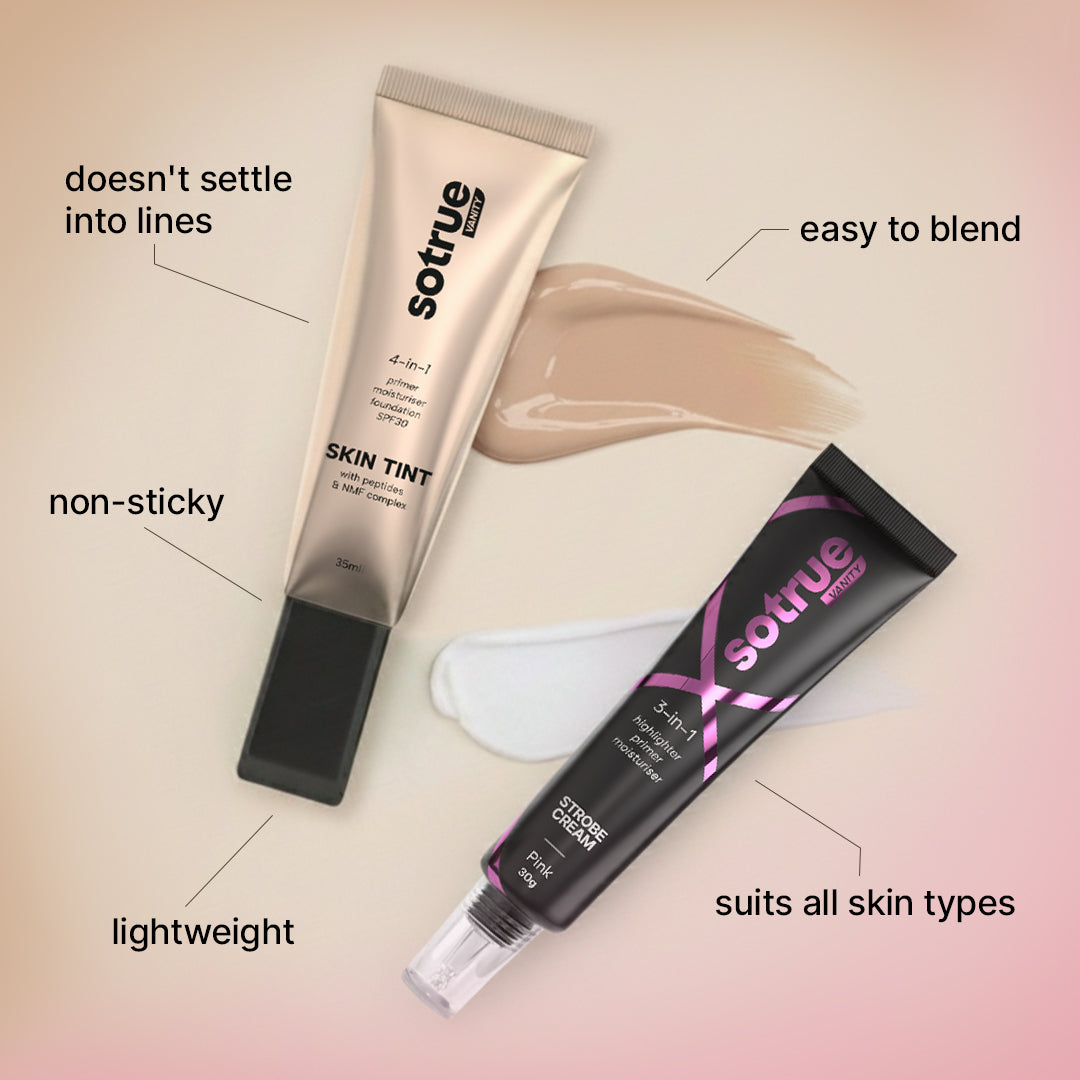 Go-to Glow Combo | Skin Tint & Strobe Cream