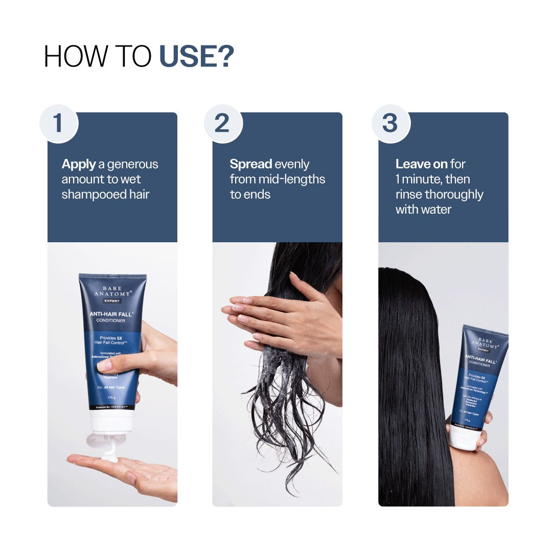 Anti-Hair Fall Conditioner with Redensyl, Rosemary & Peptides for Hair fall & Thinning - 175 gm