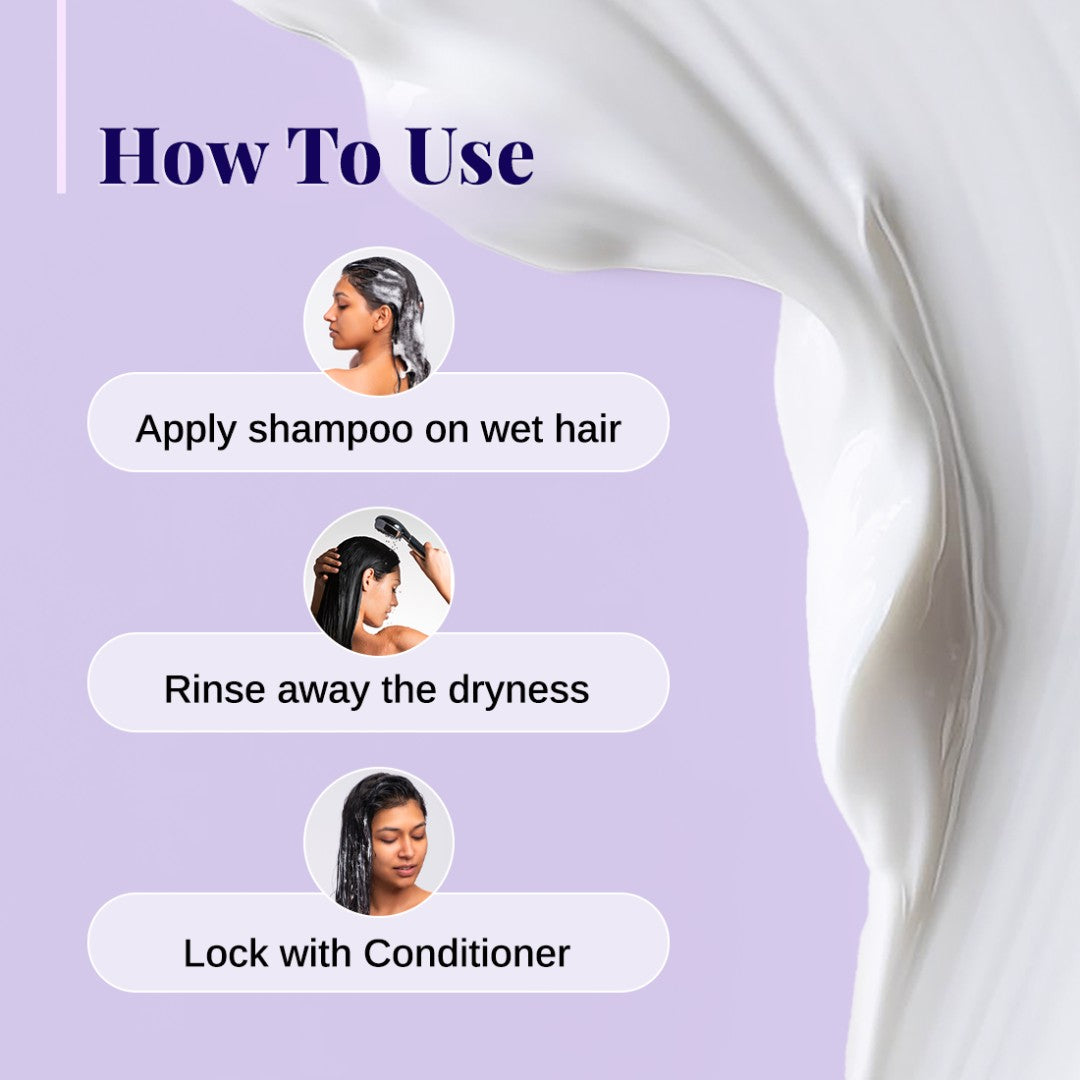 Rosemary & Coconut Milk Hydrating Shampoo (200 ml) & Conditioner (150 ml) Combo for Frizzy Hair
