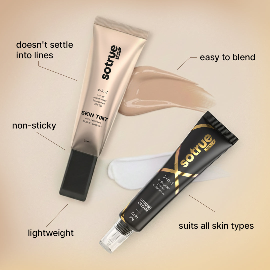 Go-to Glow Combo | Skin Tint & Strobe Cream
