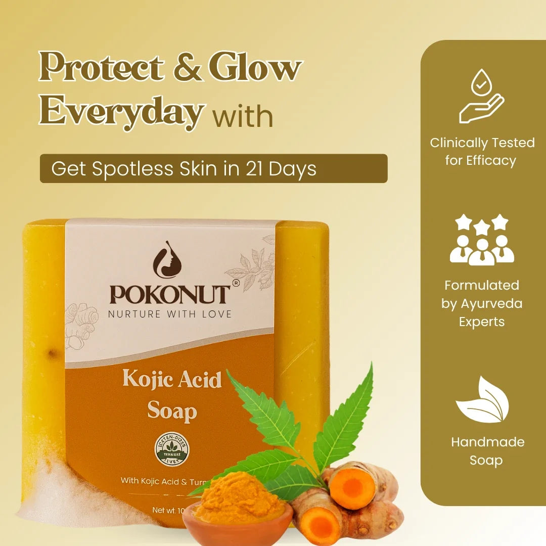 Pokonut Kojic acid soap