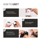 Instant Hair Cover-Up Powder (Black Color) - 4 gm