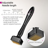Derma Stamp with Sanitizer | Adjustable Titanium-Coated Needles
