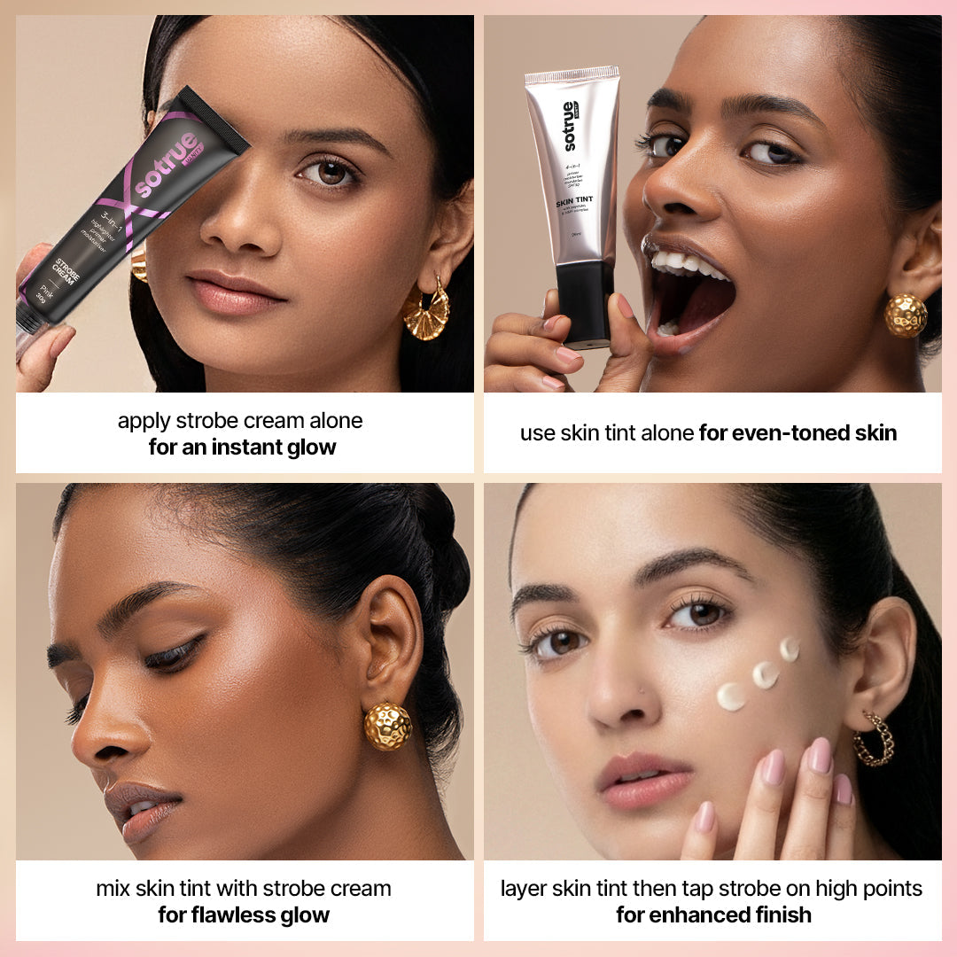 Go-to Glow Combo | Skin Tint & Strobe Cream