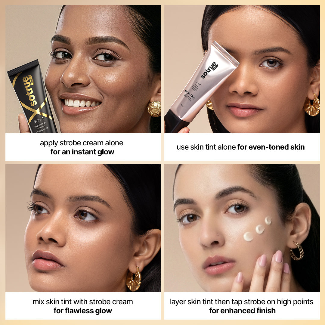 Go-to Glow Combo | Skin Tint & Strobe Cream