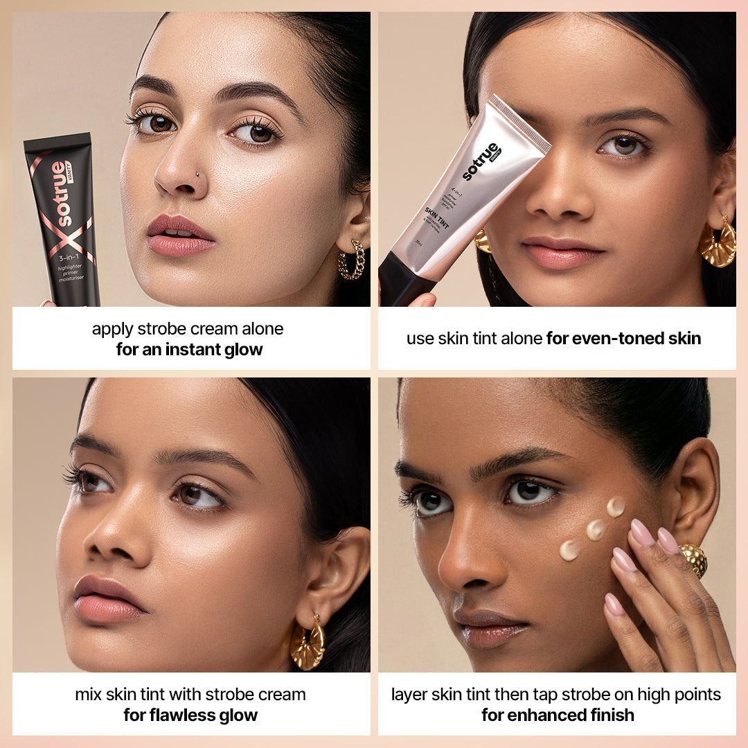 Go-to Glow Combo | Skin Tint & Strobe Cream
