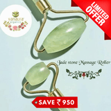 Natural Jade Gem Stone Face Massage Roller