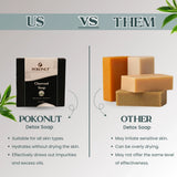 Pokonut Charcoal Soap
