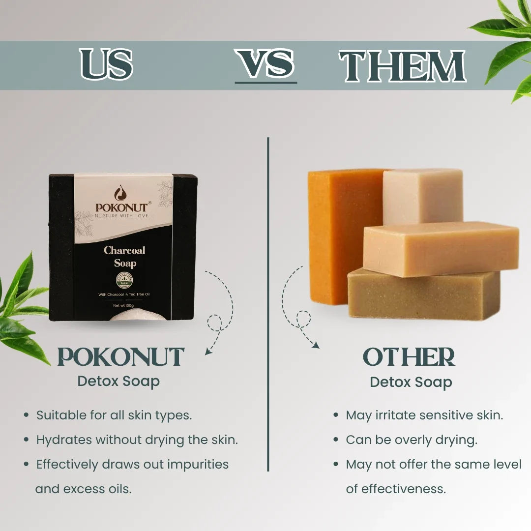 Pokonut Charcoal Soap
