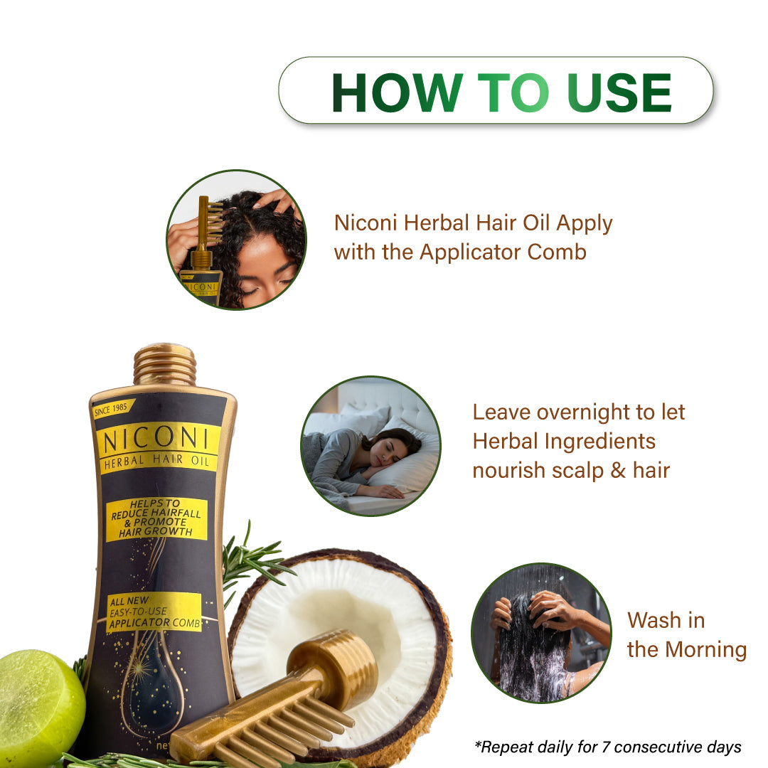 Niconi Herbal Hair Oil 200ml (B2B)