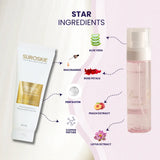 ACE Your Base Combo ( Rose Glass Skin Mist + Feather Touch Moisturiser )