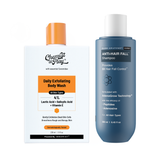 Anti-Hair Fall Shampoo (250 ml) & Exfoliating Body Wash (236 ml) Combo