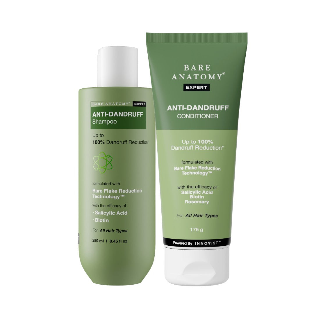 Anti-Dandruff Shampoo (250 ml) & Conditioner (175 gm) Combo with Salicylic Acid & Rosemary