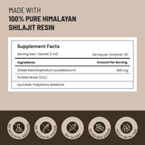 100% Pure Himalayan Shilajit Resin Cards - 30 Cards