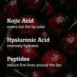 Ceramides + 2% Kojic Acid Tinted Lip Balm (Cherry) | SPF 50 PA++++ | 10 gm | Pack of 2