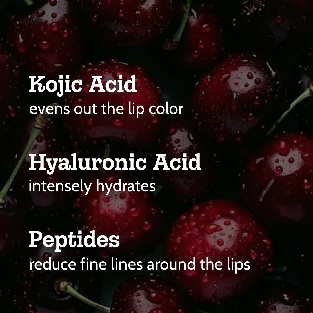 Ceramides + 2% Kojic Acid Tinted Lip Balm (Cherry) | SPF 50 PA++++ | 10 gm | Pack of 2