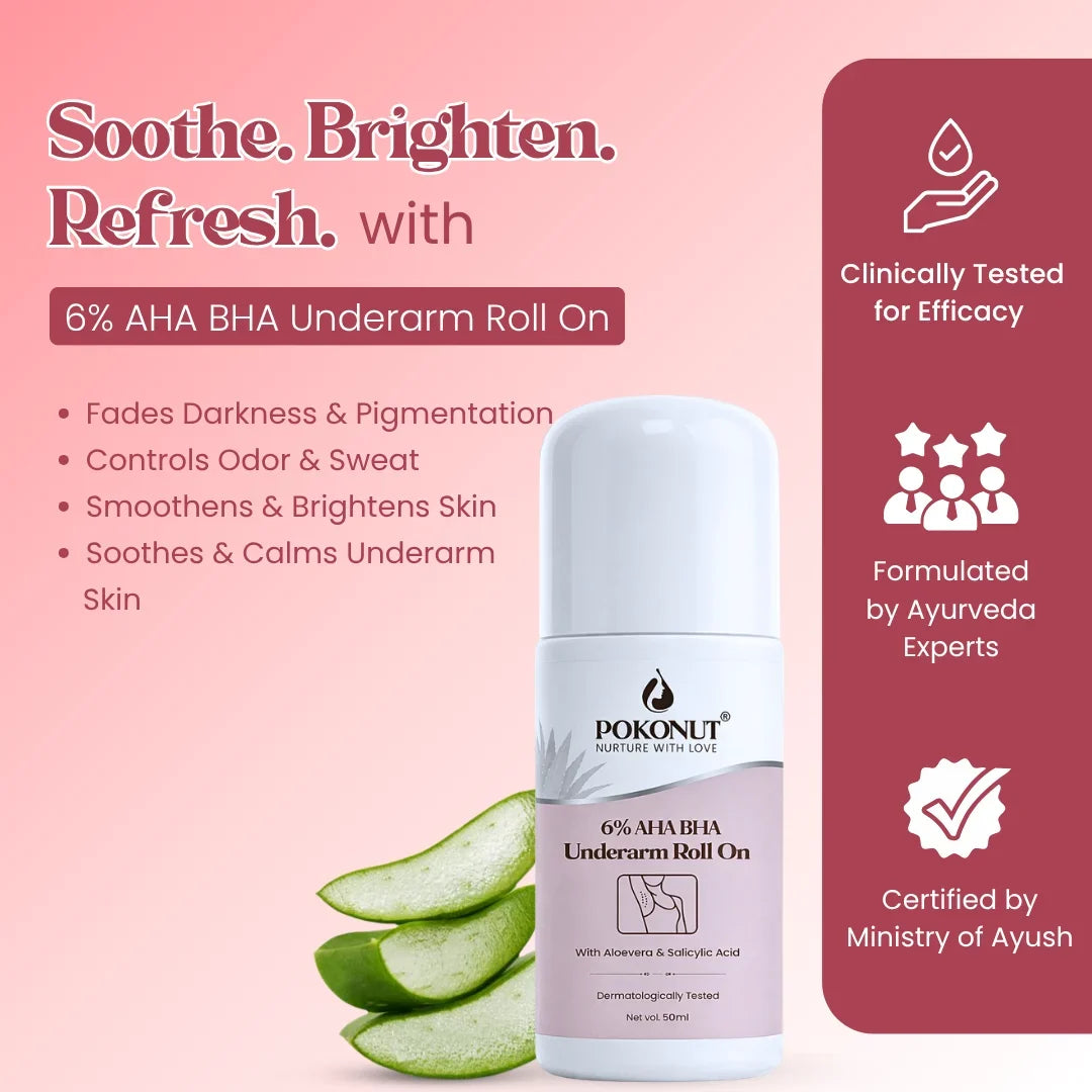 6% AHA BHA Underarm Roll On