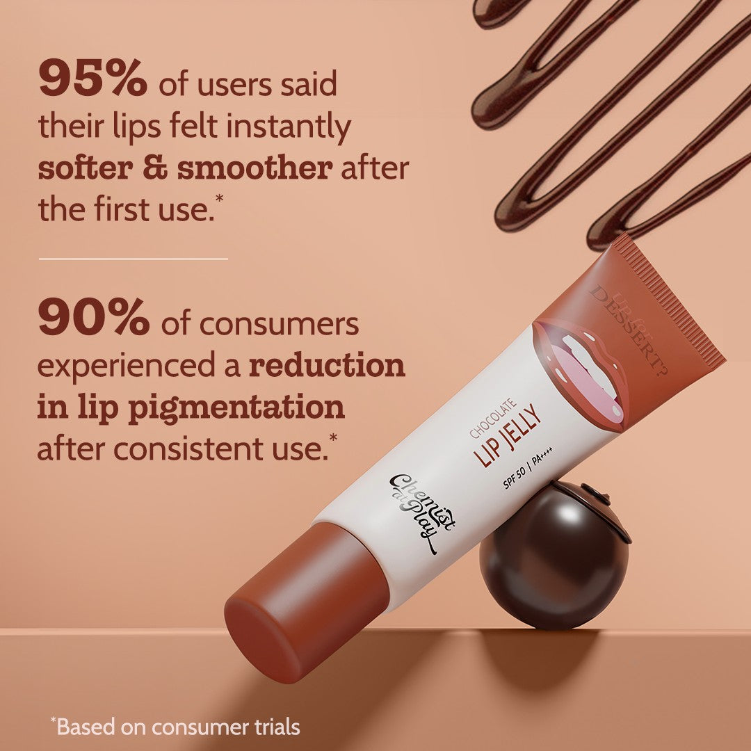 Ceramides + 2% Kojic Acid Tinted Lip Balm (Chocolate) | SPF 50 PA++++ | 10 gm