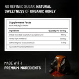 100% Pure Himalayan Shilajit Honey Sticks With Organic Honey & Saffron - 30 Sticks