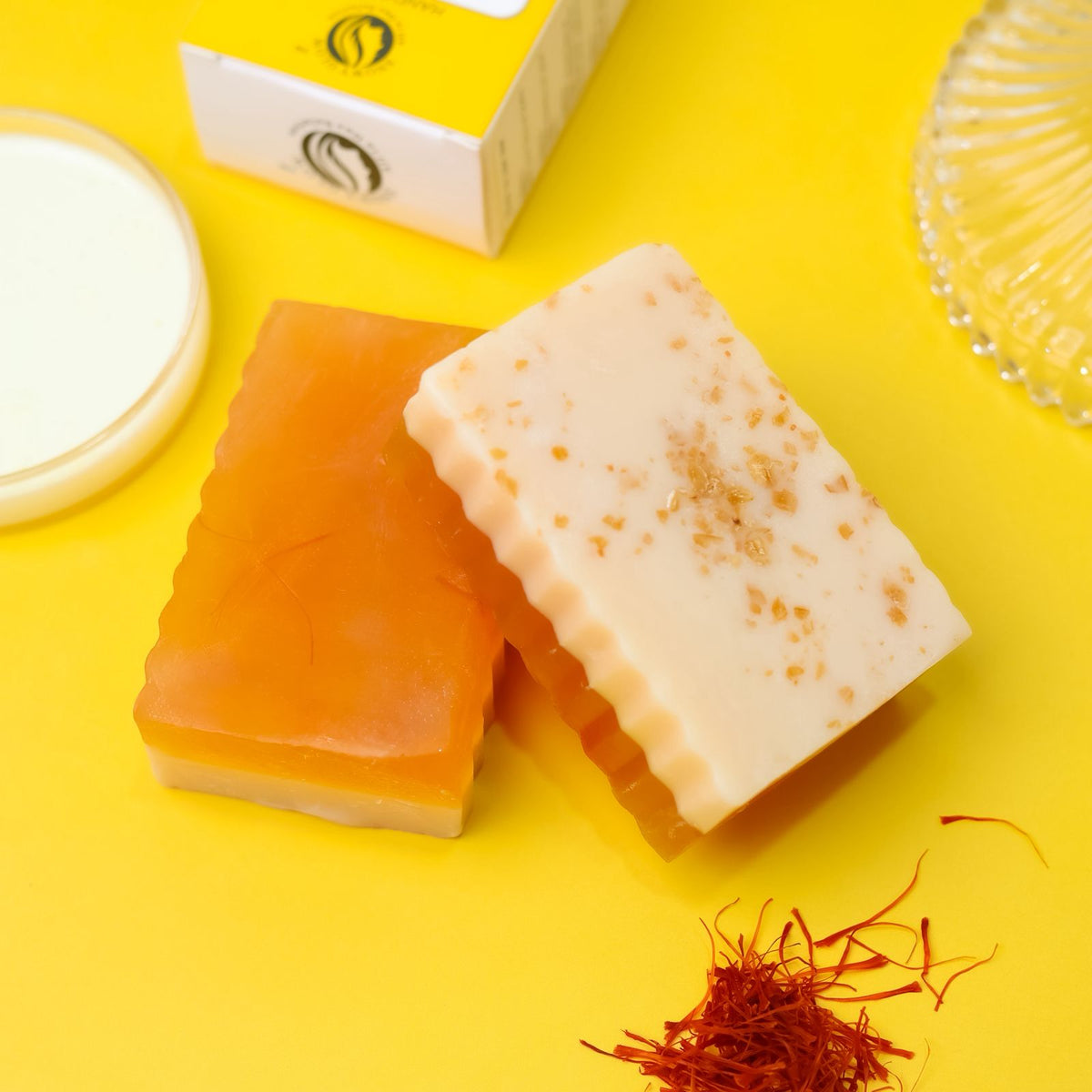 Snowy Glow Gluta + Kesar Soap (100gm)
