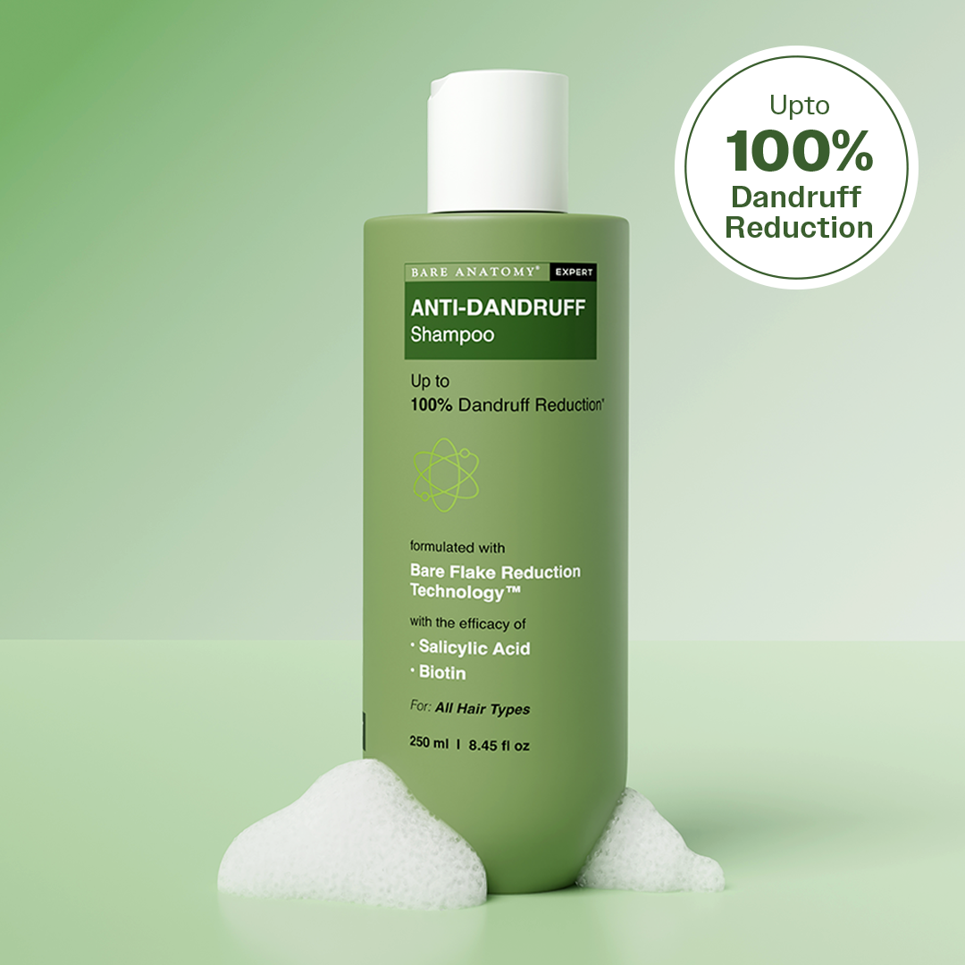 Anti Dandruff Shampoo With Salicylic Acid, Piroctone Olamine & Biotin - 250 ml