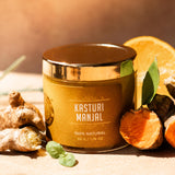 Yellow Kasturi Manjal Face Pack - Turmeric Ubtan for Skin Brightening, Tan Removal & Acne | Natural Glow