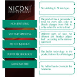 Niconi Tan Removal Ammonia Free Oxygen Face Bleach For Regular & Oily Skin - 600gm
