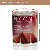 NICONI Painless Liposoluble Hair Removal Wax (Dark Chocolate) 700gms