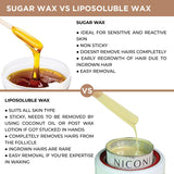 NICONI Painless Liposoluble Hair Removal Wax (Dark Chocolate) 700gms