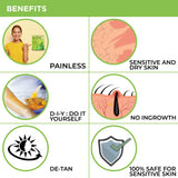 NICONI Painless Liposoluble Hair Removal Wax (Green Apple) 700gms