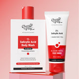 Daily Acne Control Combo (Acne Control Body Wash - 236 ml| Acne Control Face Wash - 100 ml)