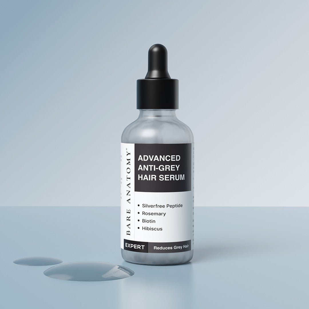 Advanced Anti-Grey Hair Serum with Silverfree Peptide, Rosemary & Biotin - 50 ml