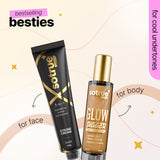 Face & Body Glow Combo | Gold Strobe Cream & Body Glow Spray
