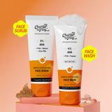 Glow Getter Duo (Gentle Exfoliating Face Scrub - 100 ml | Gentle Exfoliating Face Wash - 100 ml)