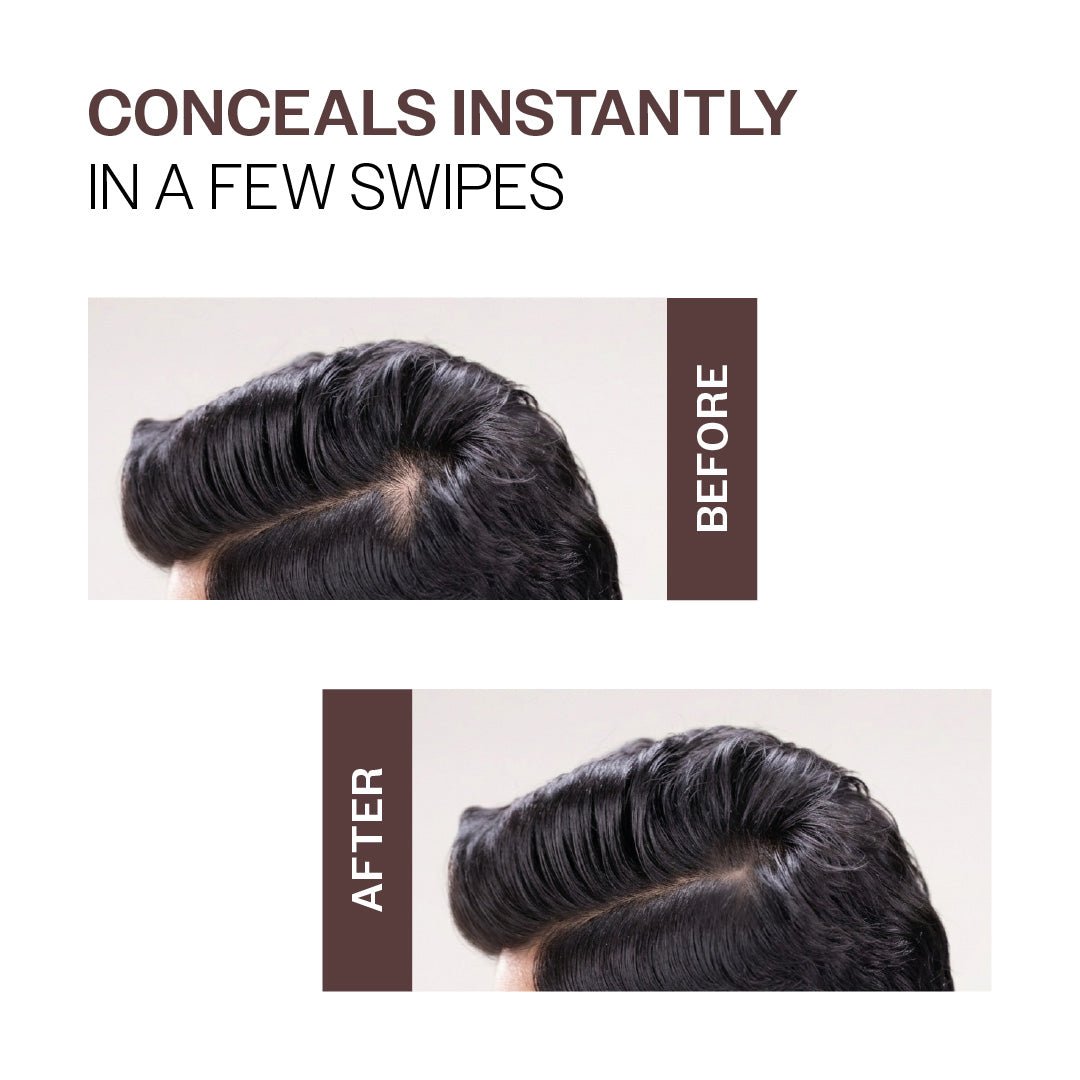 Instant Hair Cover-Up Powder (Brown Color) - 4 gm