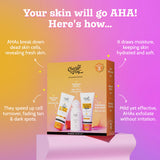 3-Step Body Exfoliating Kit (Exfoliating Body Wash - 50 ml | Underarm Roll On - 40 ml | AHA Body Lotion - 50 ml)