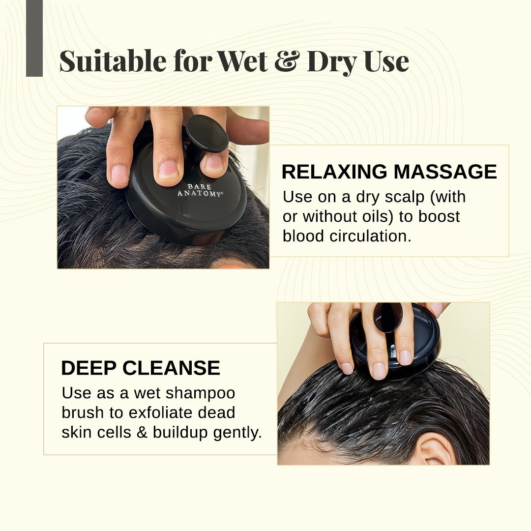 Scalp Massager for Hair Growth & Scalp Exfoliation | Pack of 2