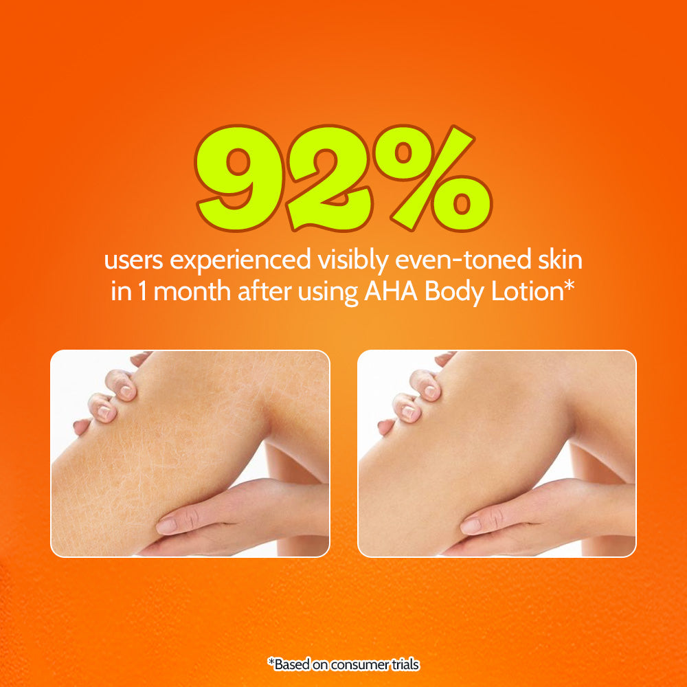 Detan Body Combo (Exfoliating Body Wash - 236 ml + AHA Body Lotion - 236 ml)