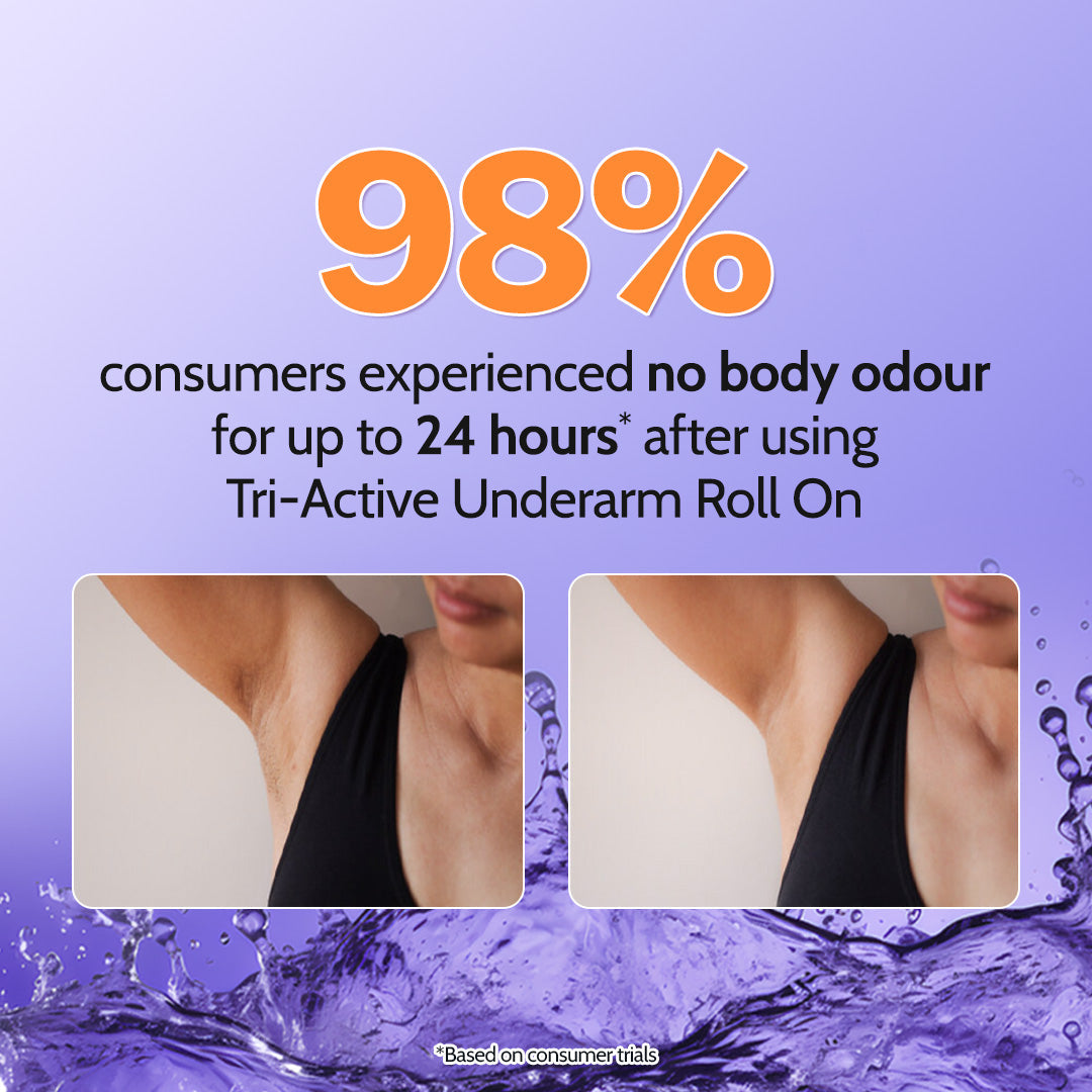 The Daily Care Duo (Exfoliating Body Wash - 236 ml | Tri-Active Underarm Roll On - 40 ml)